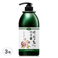 더블모 어성초 두피 샴푸 플로럴향, 1000ml, 3개