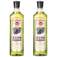 해표 포도씨유, 900ml, 2개