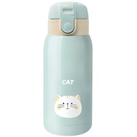 타푸코 스테인레스 원터치 애니멀 보온보냉텀블러, 민트, 350ml, 1개