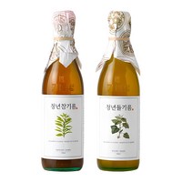 저온압착 청년참기름+청년들기름 세트, 청년참기름+청년들기름 셋트, 1개, 350ml