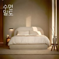 [수면밀도] 허리 디스크 환자가 만든 침대 프레임 [스퀘어/라운드], 라운드(무헤드형), 싱글/슈퍼싱글(낮은형-22cm), 크림