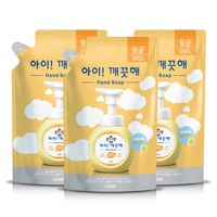 아이깨끗해 폼 핸드솝 순 파우더향 리필, 3개, 450ml