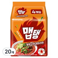 맵탱 청양고추대파라면 110g, 20개