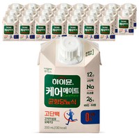 일동후디스 하이뮨 케어메이트 균형당뇨식, 200ml, 24개