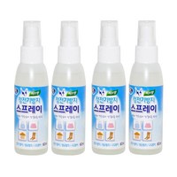 리빙굿 옷 정전기 방지 탈취 스프레이 섬유향수 본품, 60ml, 4개, 허브향