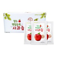 영주햇살듬뿍 사과즙, 100ml, 30개