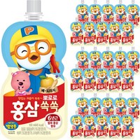 팔도 뽀로로 홍삼쏙쏙 배도라지, 100ml, 40개