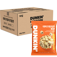 던킨 대파크림치즈 팝콘, 10개, 80g