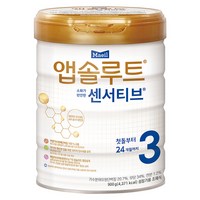 앱솔루트 센서티브 분유 3단계, 900g, 1개