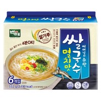 백제 쌀국수 멸치맛 6개입, 552g, 1개