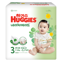 하기스 2024 네이처메이드 밴드형 기저귀 남여공용 7~10kg, 3단계, 20매