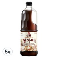 샘표 장아찌 간장, 1.7L, 5개