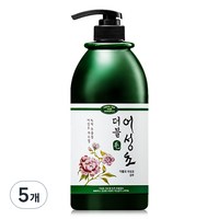 더블모 어성초 두피 샴푸 플로럴향, 1000ml, 5개