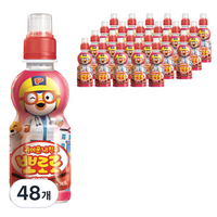 팔도 뽀로로 음료 페트 235ml, 딸기맛, 48개, 235g