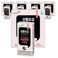 서울에프엔비 고칼슘 서리태 온통 두유, 190ml, 80개