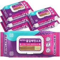 기본에 물걸레 청소포 특대형 캡형 25p, 6개