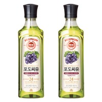 해표 포도씨유, 500ml, 2개