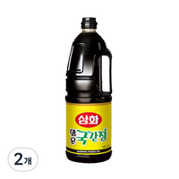 [삼화] 맑은 국간장, 1.8L, 2개