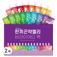 더존건강 한끼 곤약젤리 버라이어티 팩 150g x 15종 x 2p 세트, 4.5L, 2박스