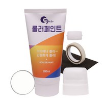 노루페인트 달나라롤러페인트 도배 보수용 커버롤러 로러 미니 로라 셀프페인트, 1개, 200g, 화이트