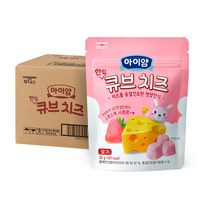 아이얌 한입 큐브치즈 10p, 딸기, 1개, 200g