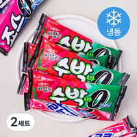 롯데웰푸드 영칼로리 수박바 75ml x 4개입 + 죠스바 75ml x 4개입 + 스크류바 75ml x 4개입 세트, 2세트