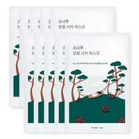 라운드랩 소나무 진정 시카 마스크, 1개입, 10개