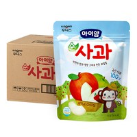 일동후디스 아이얌 동결건조 과일칩 순사과, 15g, 10개