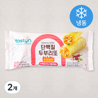 테이스틴 단백질 두부리또 로제불닭 (냉동), 130g, 2개