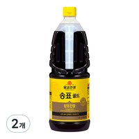 몽고간장 송표골드 양조간장, 1.8L, 2개