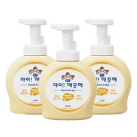 아이깨끗해 항균 폼 핸드솝 순 보송보송 파우더향 490ml 3개