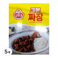 오뚜기3분 짜장, 200g, 5개