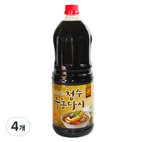 청수식품 우동다시 소스, 1.8L, 4개