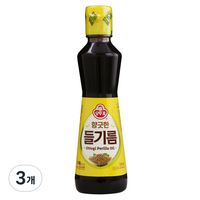 오뚜기 향긋한 들기름, 320ml, 3개