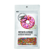 레인보우 스프링클, 1개, 130g