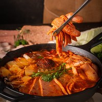 송가네 송탄부대찌개 800g 팩당 2인분 (라면사리 포함), 부대 3팩 사리 2봉, 1세트