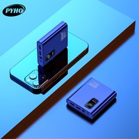 PYHO 보조 배터리 66W 고속 충전 20000mah 항공 표준에 부합, 푸른 색