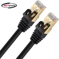 NETmate CAT.8 SSTP 랜 케이블 40기가지원 28AWG, 블랙, 1개, 3m