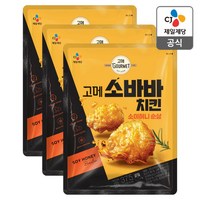 고메 소바바치킨 소이허니 순살 375g x 3, 3개