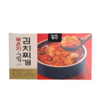 코스트코 왕애밥상 묵은지 고기김치찌개 600G X 4 [아이스박스] + 더메이런알콜티슈, 4개