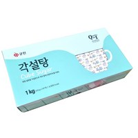 큐원 각설탕 1kg 하얀 설탕 안심 배송 박스 포장, 1개