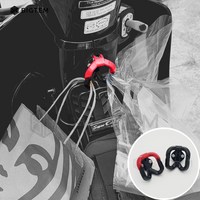 빅템 더블 봉지걸이 슈퍼커브 양갈레 후크 클립 센터 헬멧 걸이 킥보드 튜닝 파츠 M6, #2 블랙, 1개