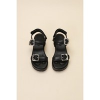 [백화점 매장정품] 슈콤마보니 여성 슬리퍼 샌들 [Heart casual sandal(black) DG2AM24303BLK