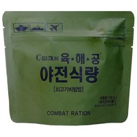 육해공 야전식량 쇠고기비빔밥, 100g, 10개