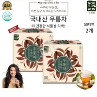 산뜻하게 즐기는 순수 국내산 우롱차 50티백 2박스, 1.2g, 50개입, 2개