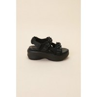 [백화점 정품]슈콤마보니 Fleur24 platform sandal(black) DG2AM24029BLK