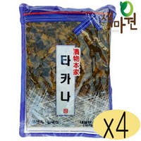 새마원 토호 타카나 일본 갓절임 갓장아찌, 1kg, 4개