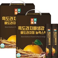 순수식품 흑도라지 배 생강 청 스틱, 10ml, 200개