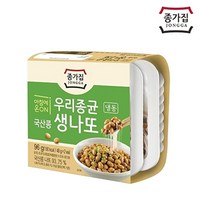 종가집 종가 국산콩 생나또(48gx2입) x 23팩 (총 46팩), 46개, 48g