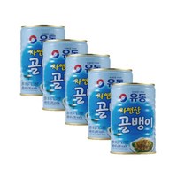 유동 자연산 골뱅이 400g 묶음 무침 샐러드 반찬 가정용 업소용 술안주, 5개